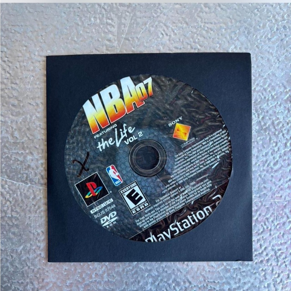 NBA 07 Ft. The Life 2006 for PS2 in Sleeve